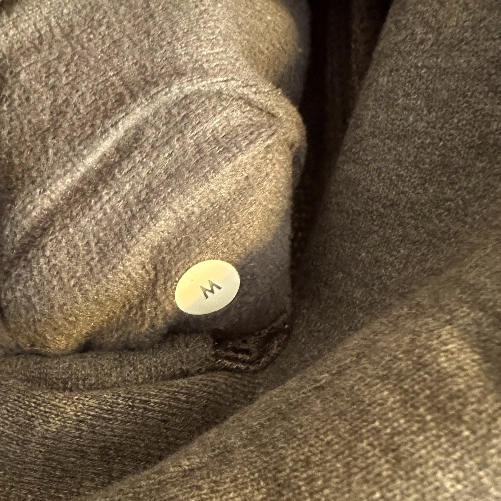 Lululemon West Coast Heavy Zip Up Hoodie Heathered Dark Slate Gray Men’s Medium - Picture 10 of 16